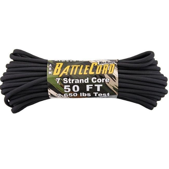 Atwood Rope - Dây Battle Cord 2650lbs cuộn 15m màu Đen