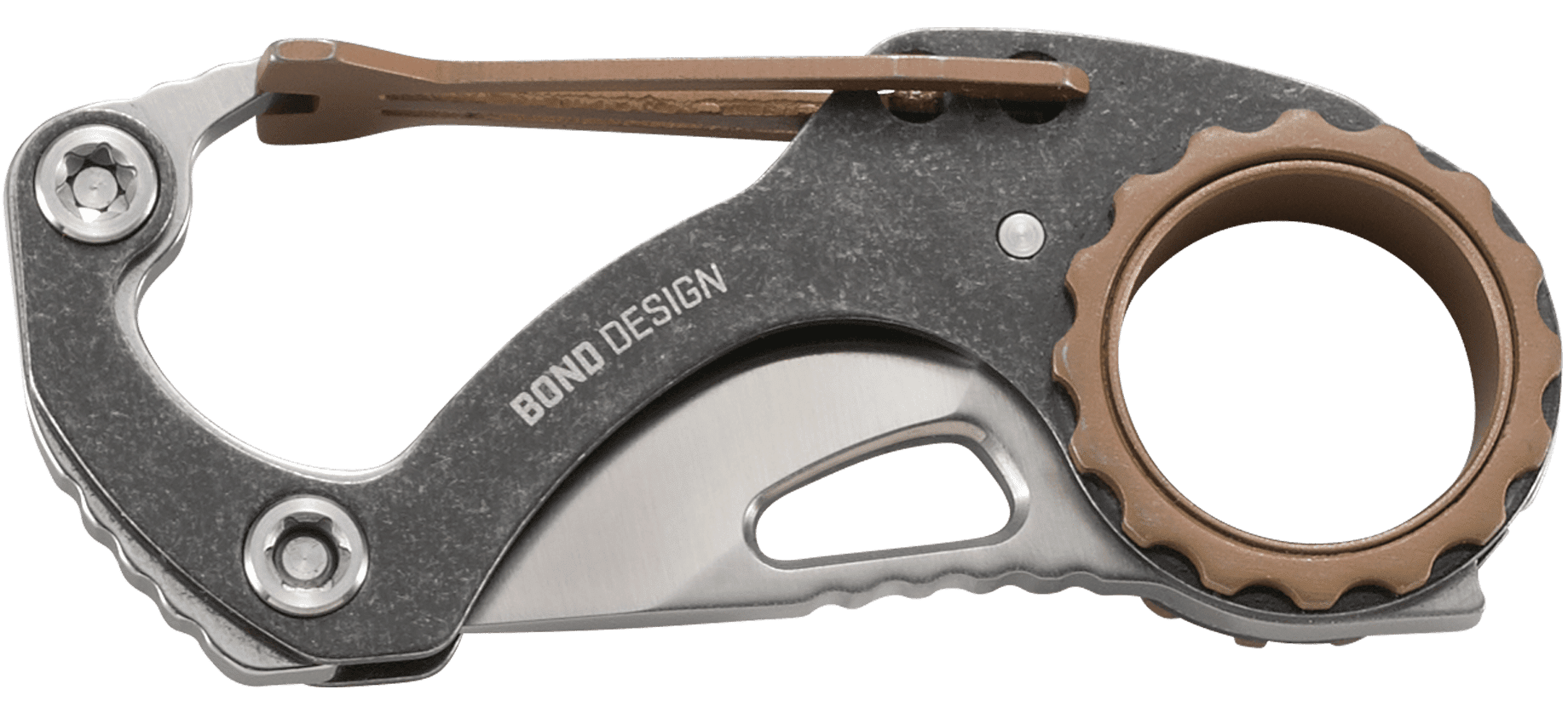 CRKT - Carabiner kèm dao COMPANO - BRONZE (màu đồng thau)