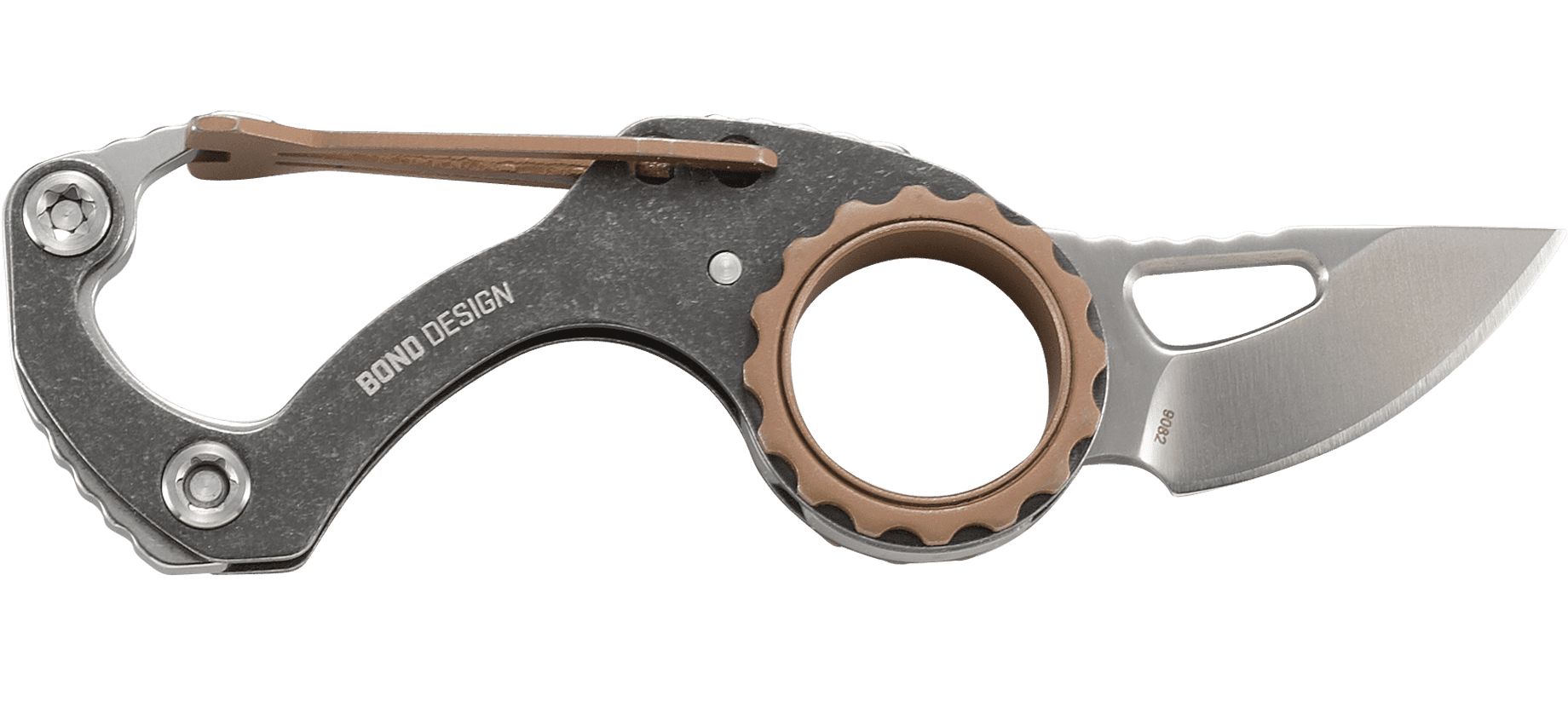 CRKT - Carabiner kèm dao COMPANO - BRONZE (màu đồng thau)