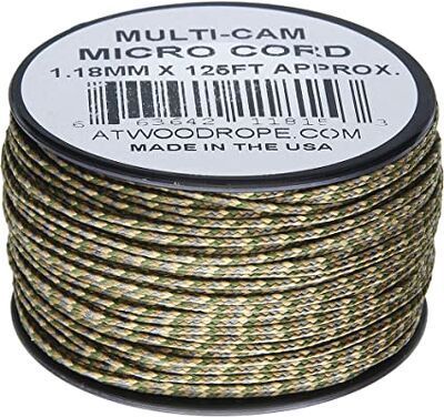 Atwood Rope - Dây Micro cord cuộn 38m màu Multicam