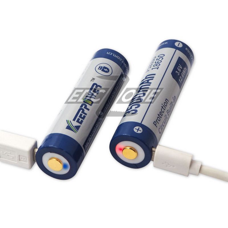 (01 viên) Pin sạc KeepPower 18650 - 3500 mAh - 3.6V (P1835U)