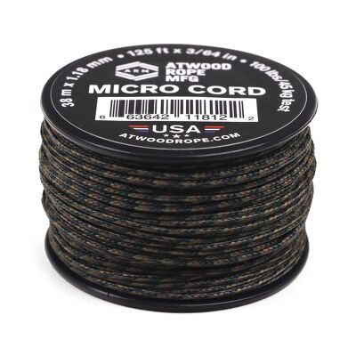 Atwood Rope - Dây Micro cord cuộn 38m màu Woodland