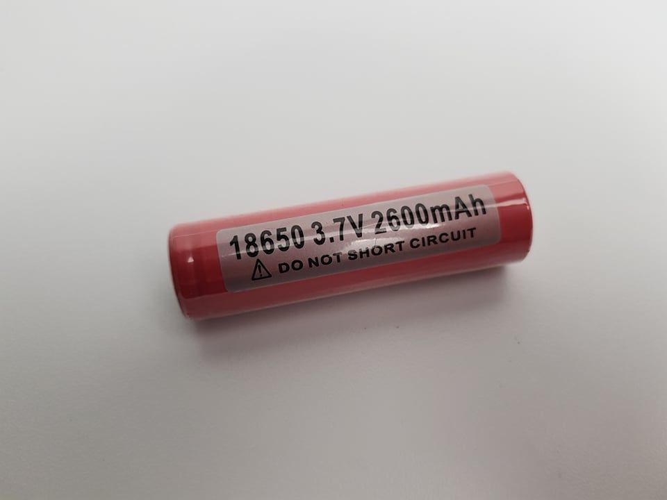 (01 viên) Pin sạc Sanyo 18650ZY -  2600mAh - 3.7V đầu lồi