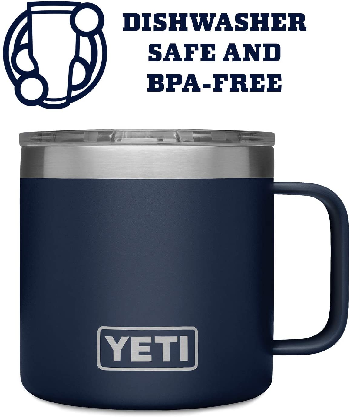 Ca giữ nhiệt Yeti nắp nam châm Rambler Stackable Mug 14oz | 420ml (màu Navy)