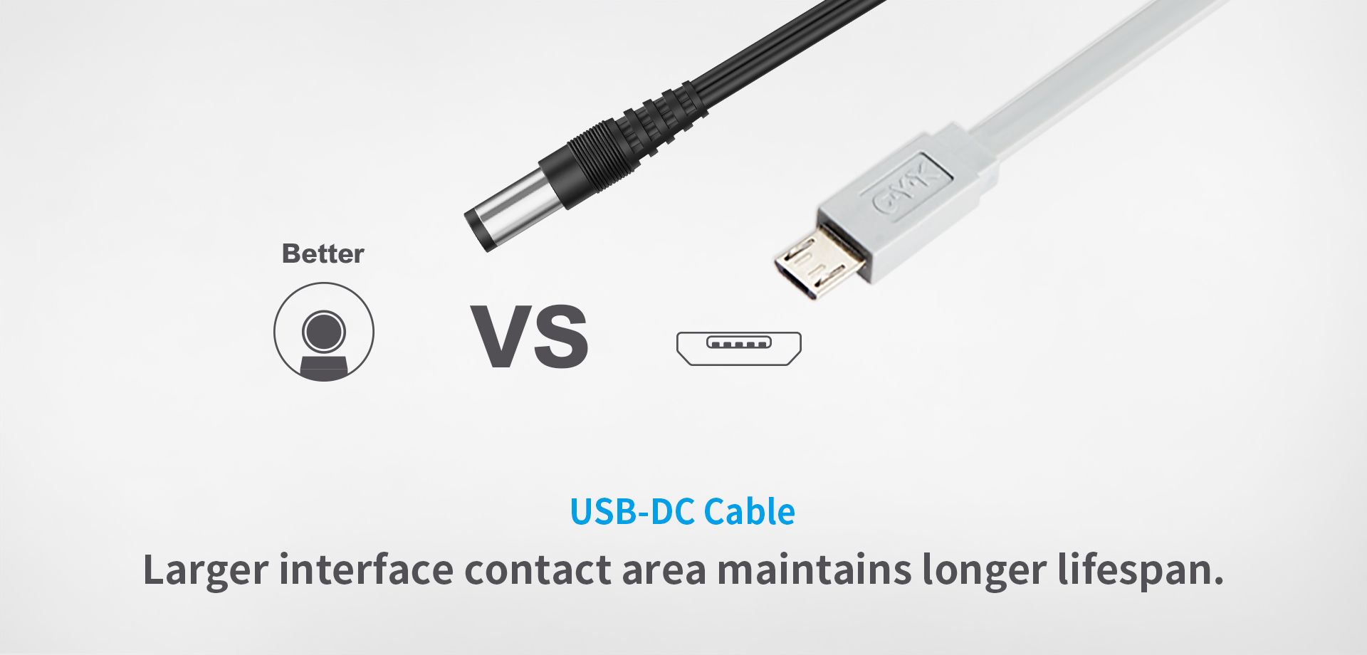 Xtar  Cáp sạc USB+DC