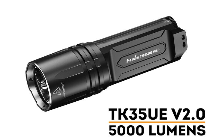 Đèn pin FENIX TK35 UE V2.0 (5000 Lumens) kèm 2 pin Fenix 18650 3000mAh