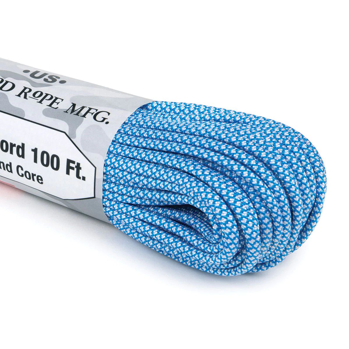 Atwood Rope - Dây Paracord 550lbs cuộn 30m màu Blue and White diamond