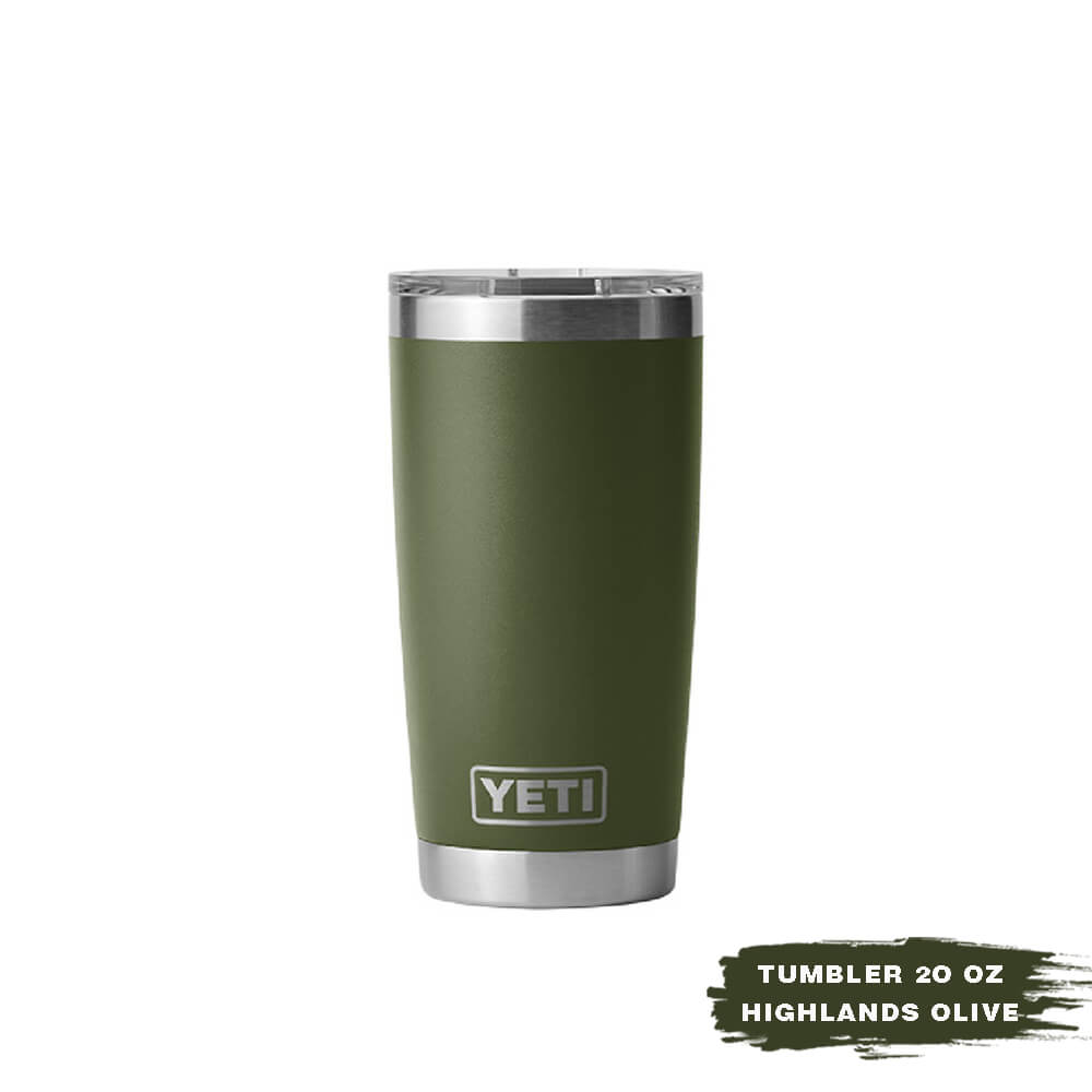 Cốc giữ nhiệt Yeti nắp nam châm Rambler Tumbler 20oz | 600ml (màu Olive)