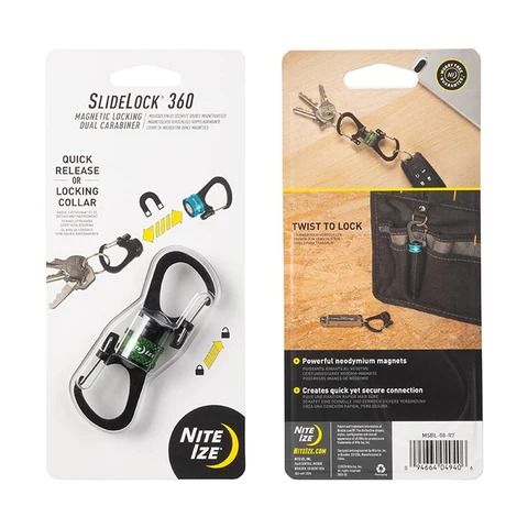 Nite Ize - Móc khóa MSBL-08-R7 Slidelock 360