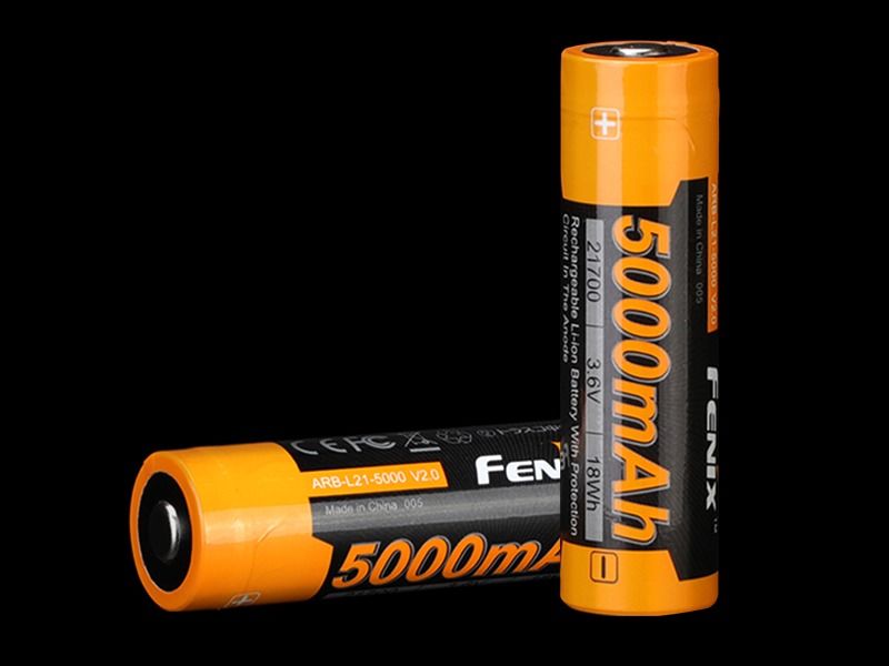 Fenix ARB-L21-5000 21700 Li-ion battery, 5000 mAh