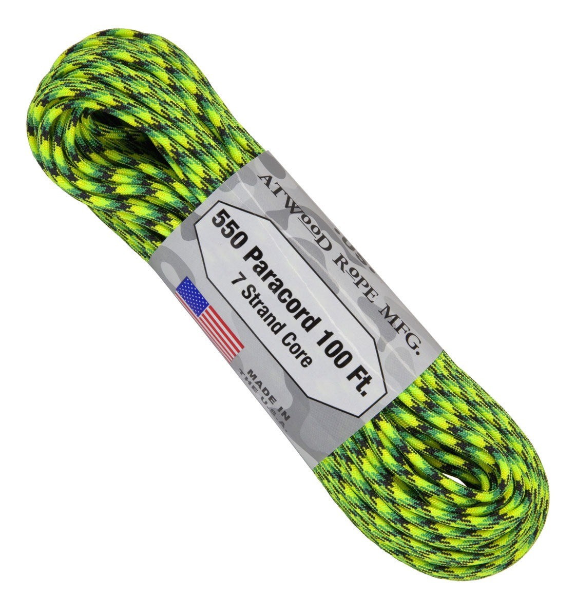 Atwood Rope - Dây Paracord 550lbs cuộn 30m màu Gecko