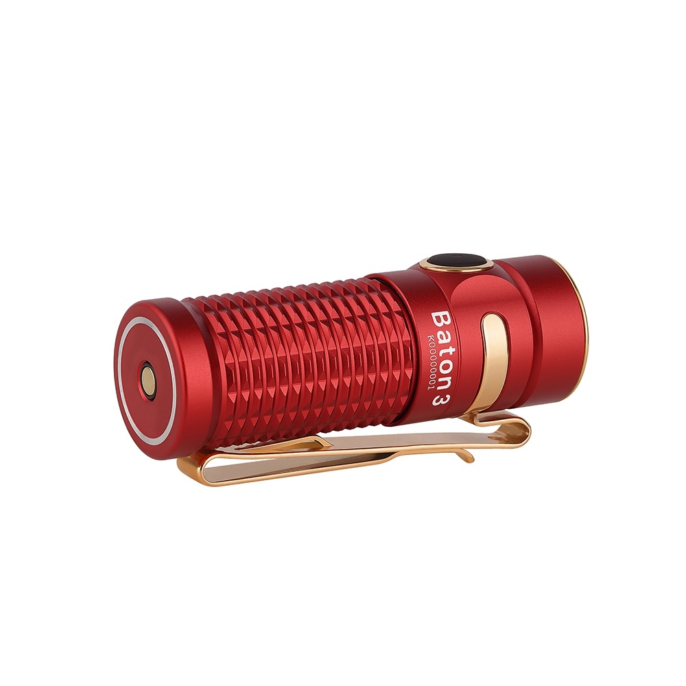 Đèn pin OLIGHT Baton 3 (1200 Lumens) - màu Đỏ