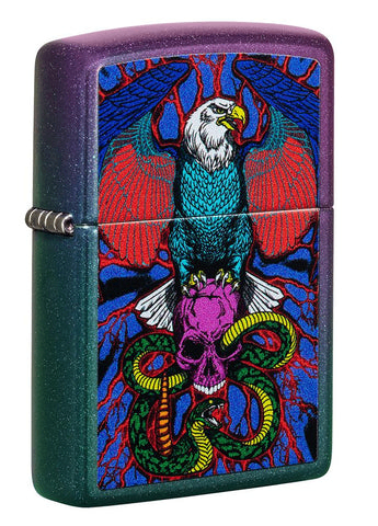 ZIPPO 49600 - Eagle, Snake, Skull Design