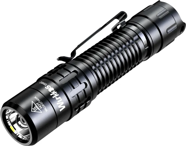 Đèn pin tác chiến WURKKOS TD02 KIT (2000 lumens)