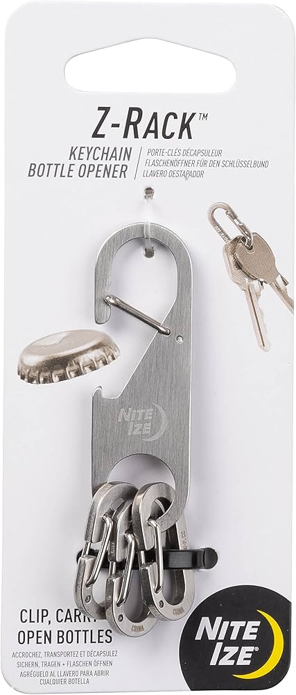 Nite Ize - Móc khóa ZRB-11-R6 Z-Rack Keychain Bottle Opener