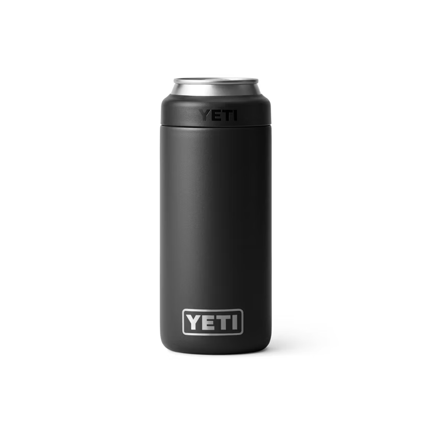 Bình giữ nhiệt lon nước YETI Rambler Colster Slim Can Cooler 12oz | 350ml (màu Black)