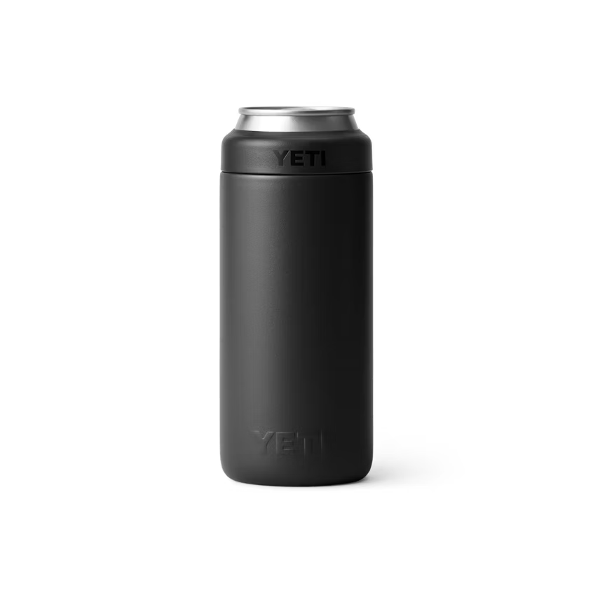 Bình giữ nhiệt lon nước YETI Rambler Colster Slim Can Cooler 12oz | 350ml (màu Black)