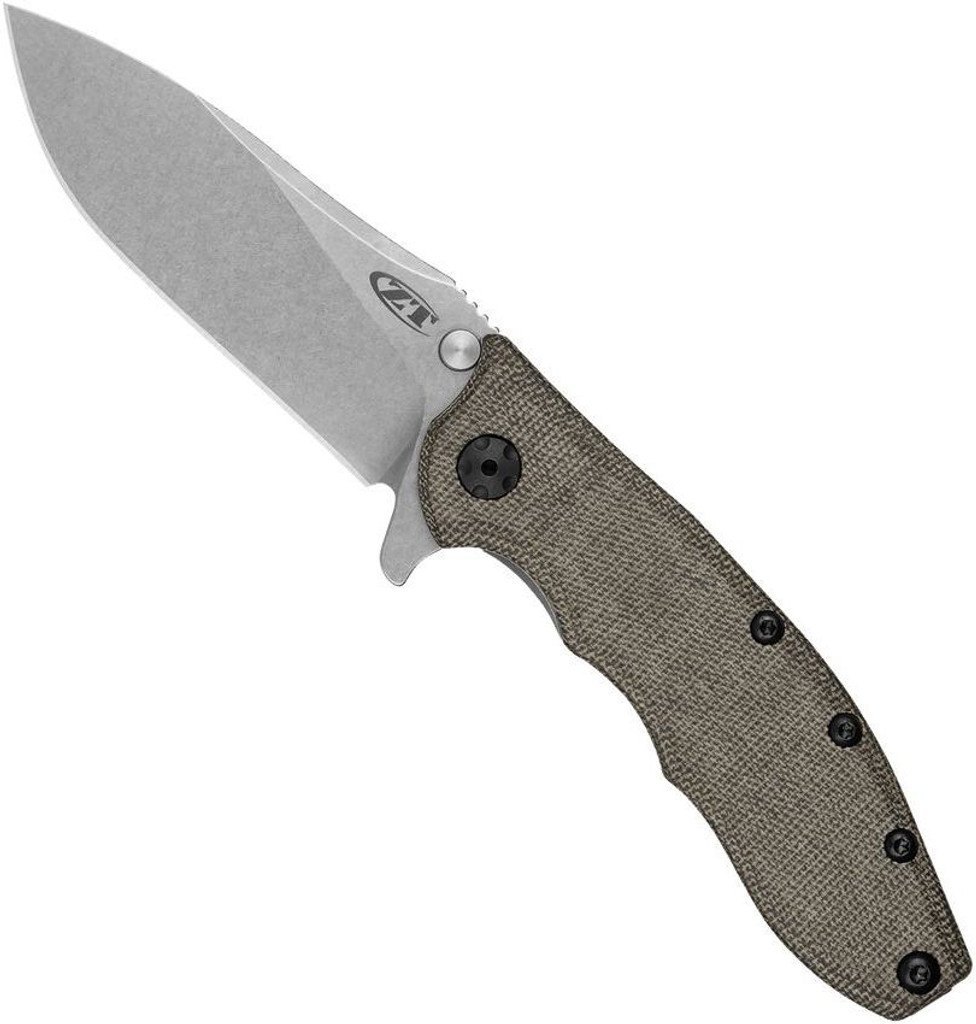 Zero Tolerance - Hinderer 0562 cán Micarta siêu thép CPM - Magnacut