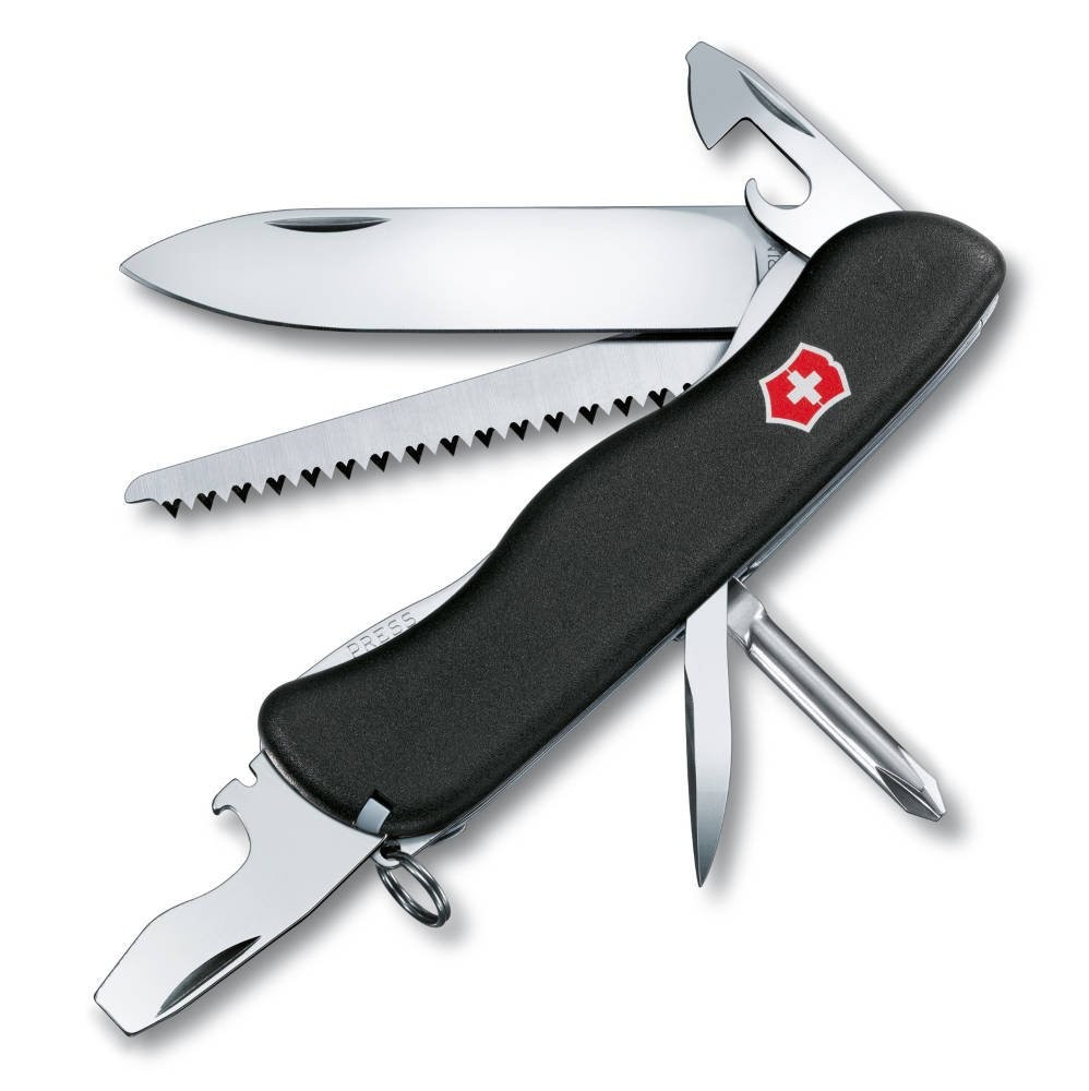 Dụng cụ đa năng Victorinox - 111mm - Trailmaster màu đen Black - Lưỡi phẳng
