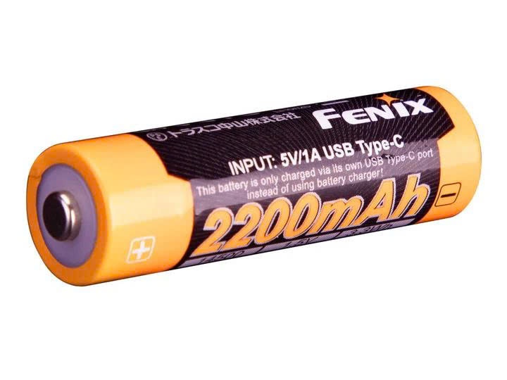 (01 viên) Pin sạc Fenix 14500 - ARB-L14-2200U - tích hợp cổng sạc type C trên thân pin
