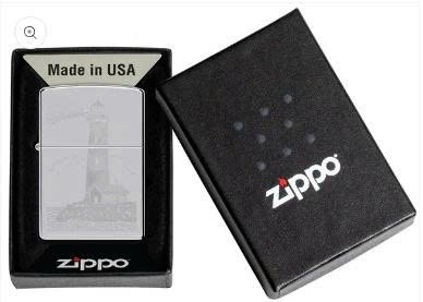 ZIPPO 46725 High Polish Chrome Finish Lighter