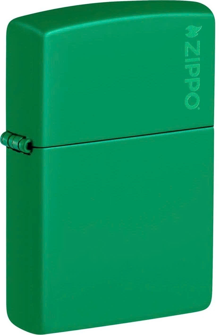 ZIPPO 48629ZL Grass Green Matte with Logo Base Model Lighter