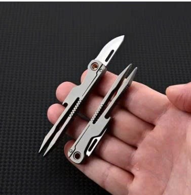 Nhíp Titanium kèm lưỡi rọc giấy - TX26