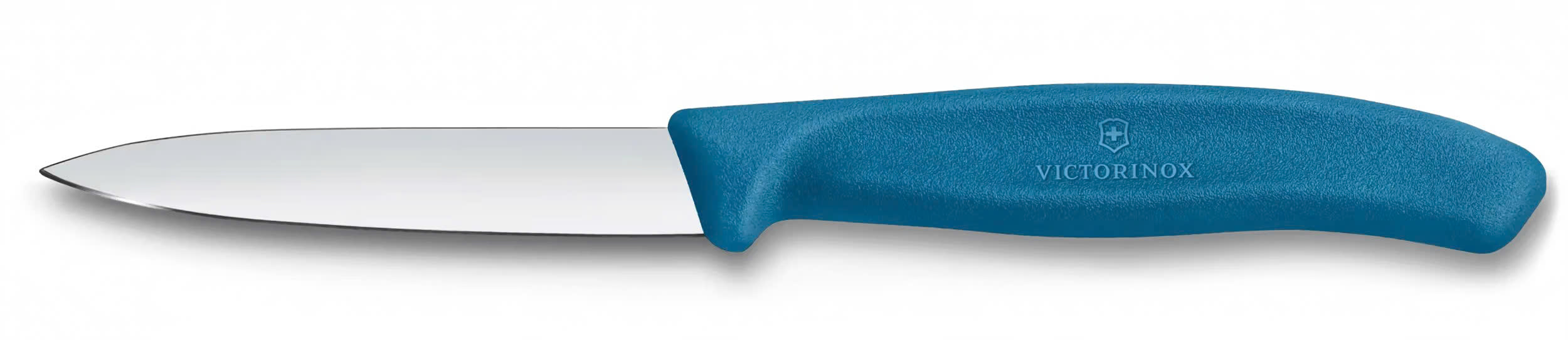 Phụ Kiện Victorinox - Dao gọt hoa quả - Paring Knife 6.7602.C1 - Màu xanh da trời lưỡi thẳng 8cm