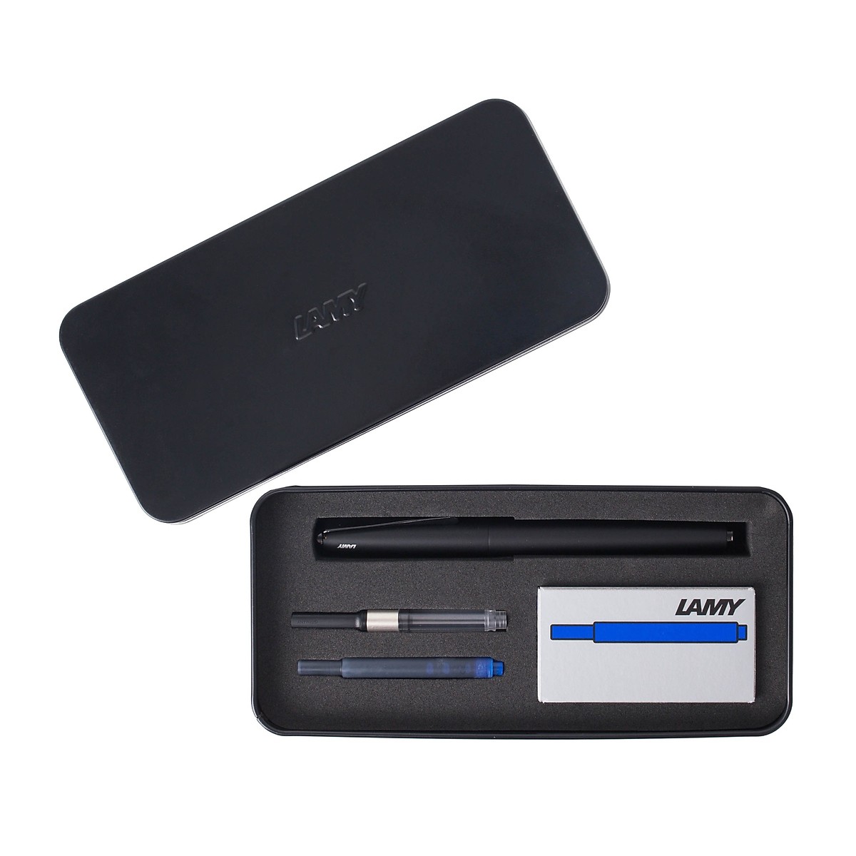 Bộ Quà Tặng - Lamy Studio - Lx All Black - Ngòi EF