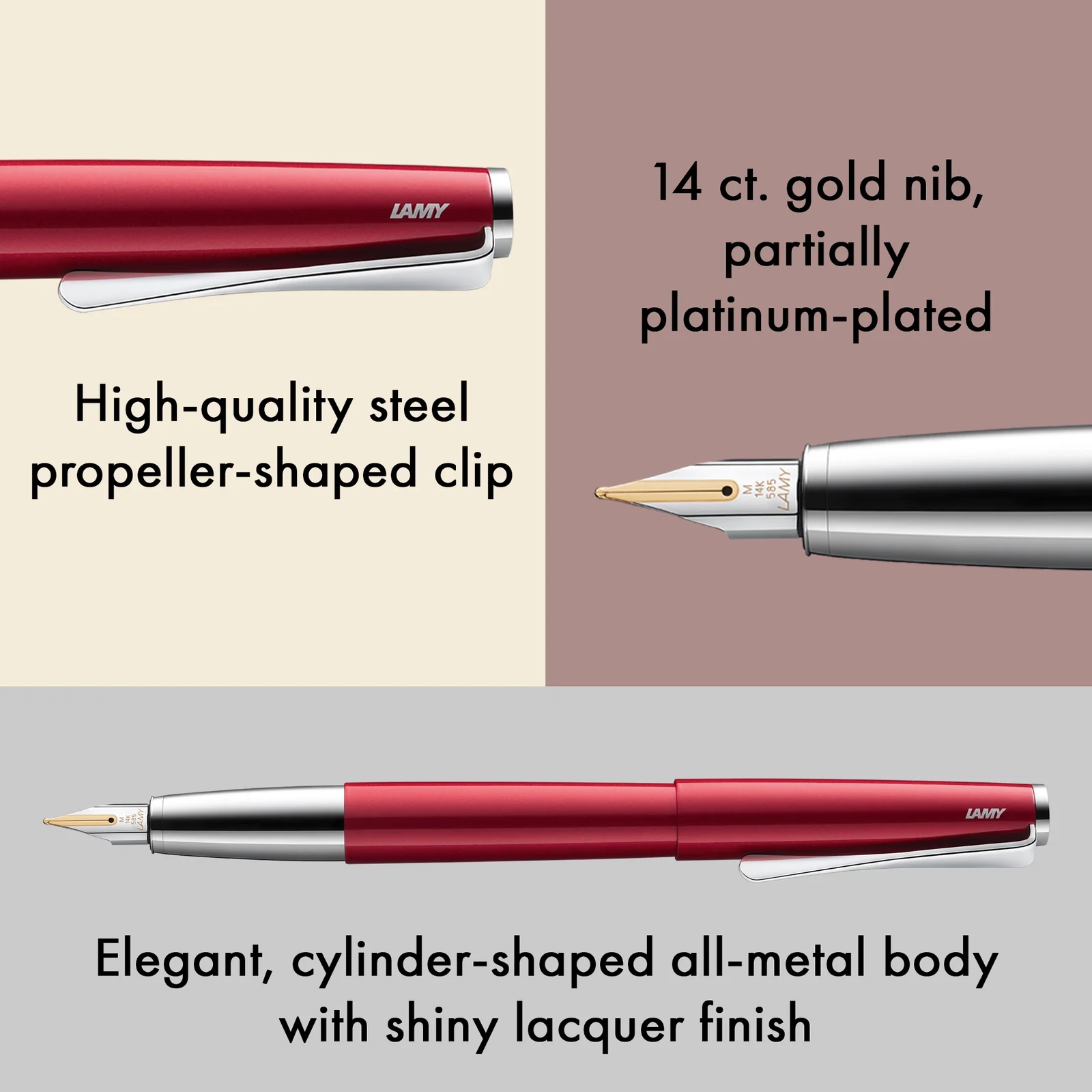 Bút máy - Lamy Studio - Bút máy -Pianored Gloss