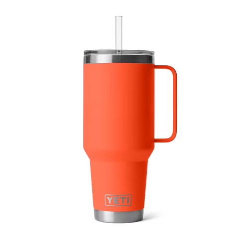 Ca Giữ Nhiệt Yeti Nắp Ống Hút Rambler Straw Mug 42oz | 1.2L (màu Papaya)