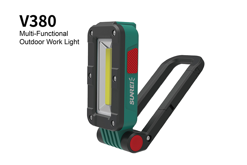 ĐÈN PIN CẮM TRẠI ĐA NĂNG SUNREI V380 ( 380 lumen)