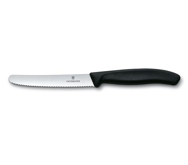 Dao Bếp Victorinox 6.7833.C1 Lưỡi răng cưa 11cm màu Đen(Mẫu Mới)