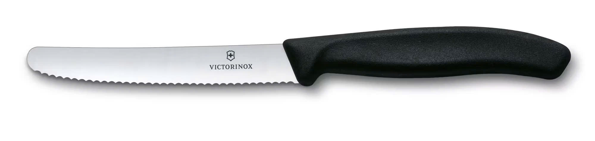 Dao Bếp Victorinox 6.7833.C1 Lưỡi răng cưa 11cm màu Đen(Mẫu Mới)