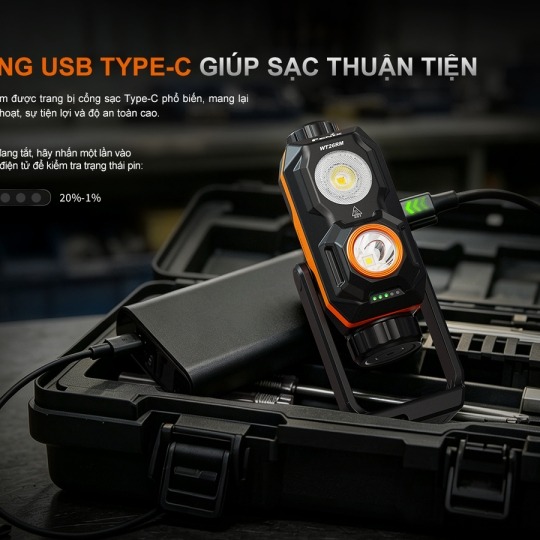 Đèn pin Fenix WT26RM - 2500 lumen