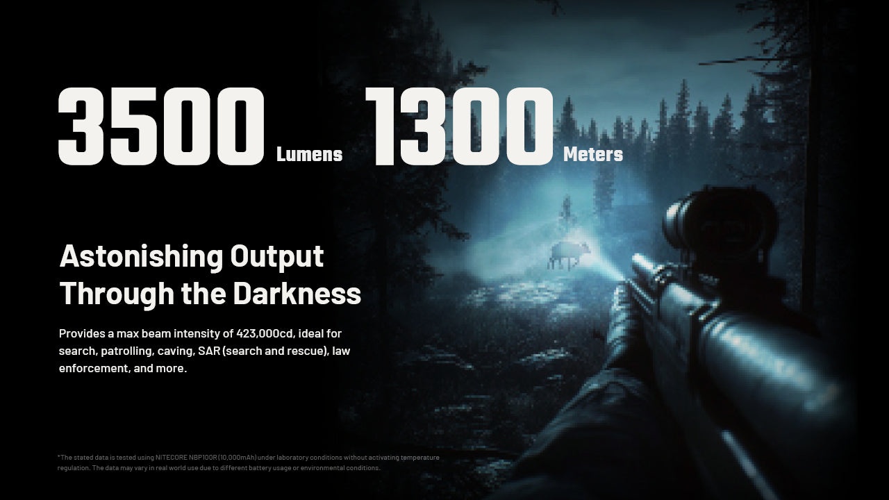 Đèn pin chiếu xa NITECORE MH40 PRO (3500 Lumens - 1300 mét)