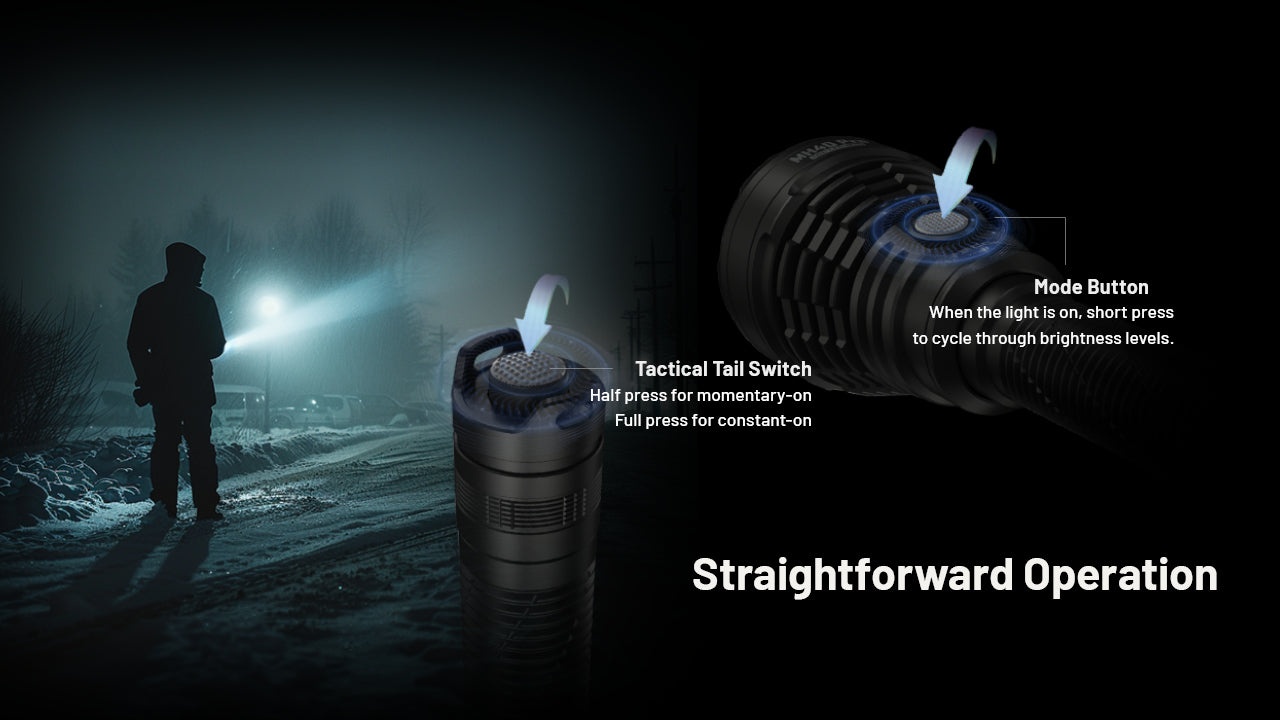 Đèn pin chiếu xa NITECORE MH40 PRO (3500 Lumens - 1300 mét)