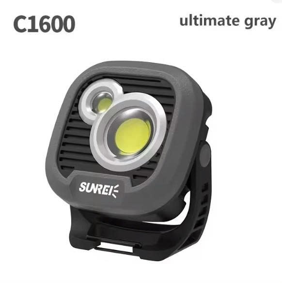 Đèn pin đa năng SUNREI C1600 (1500 Lumens) - Màu xám (Grey)