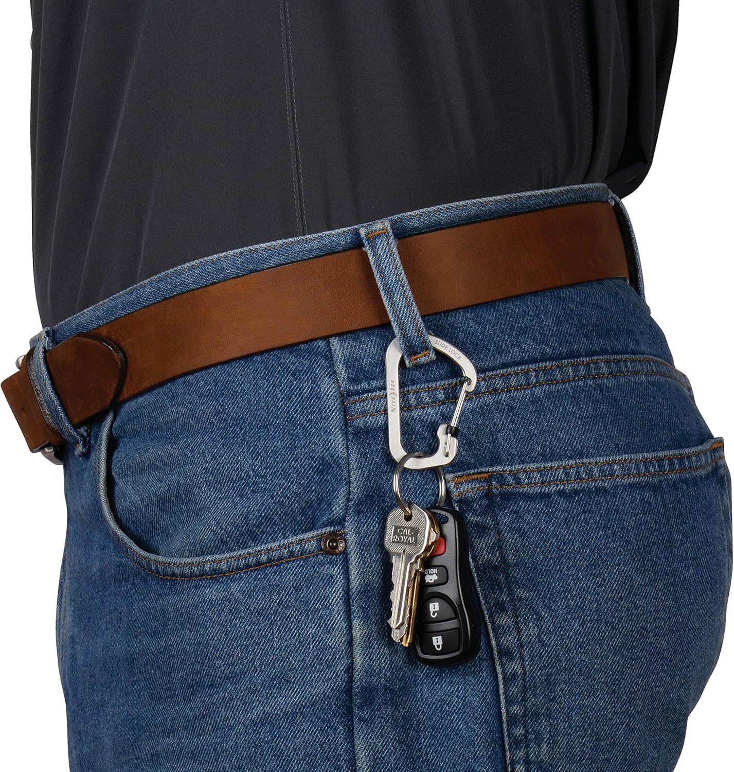 Nite Ize - Móc khóa CSL3-11-R6 - Slidelock Size #3 Carabiner (Thép không gỉ)