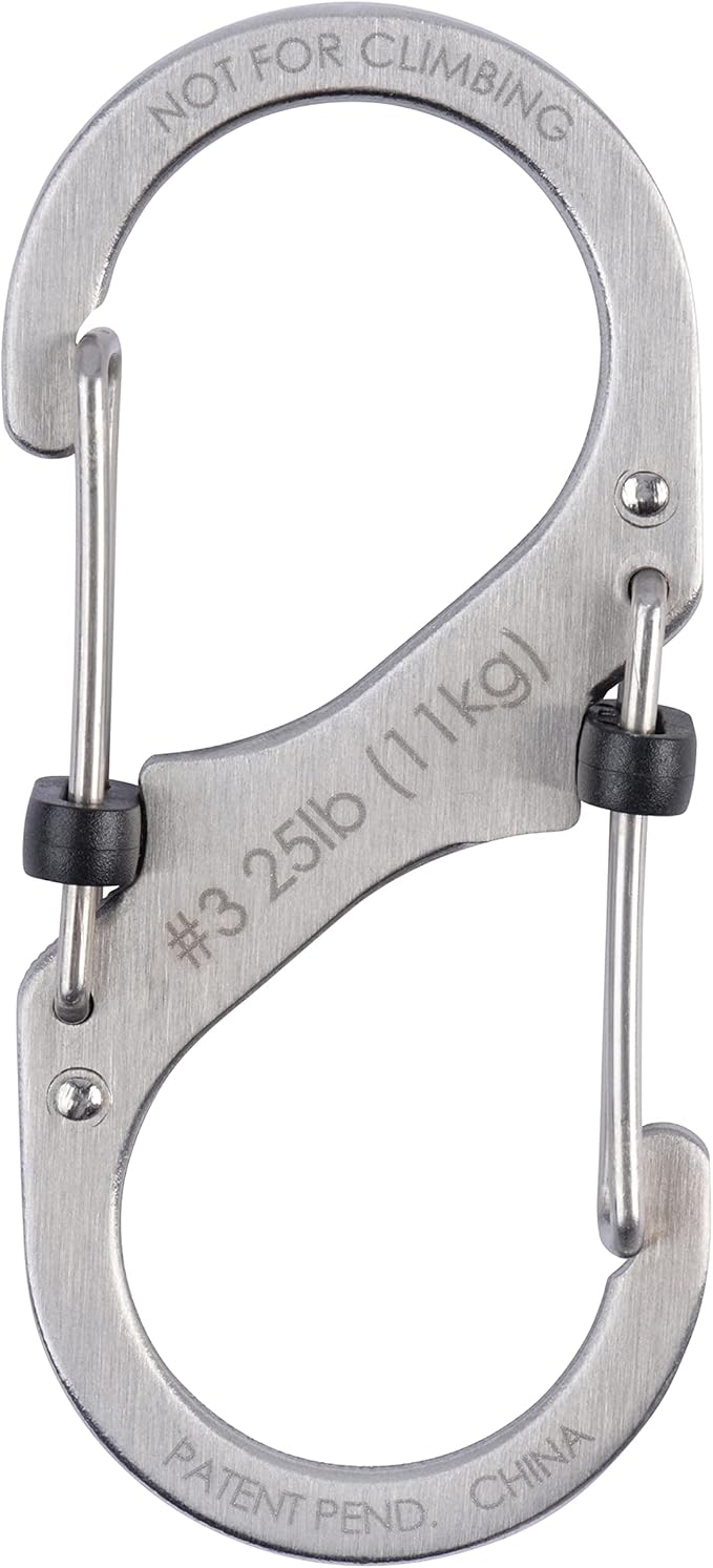 Nite Ize - Móc khóa LSB3-11-R6 - S-Biner Slidelock Size 3 (Thép không gỉ)
