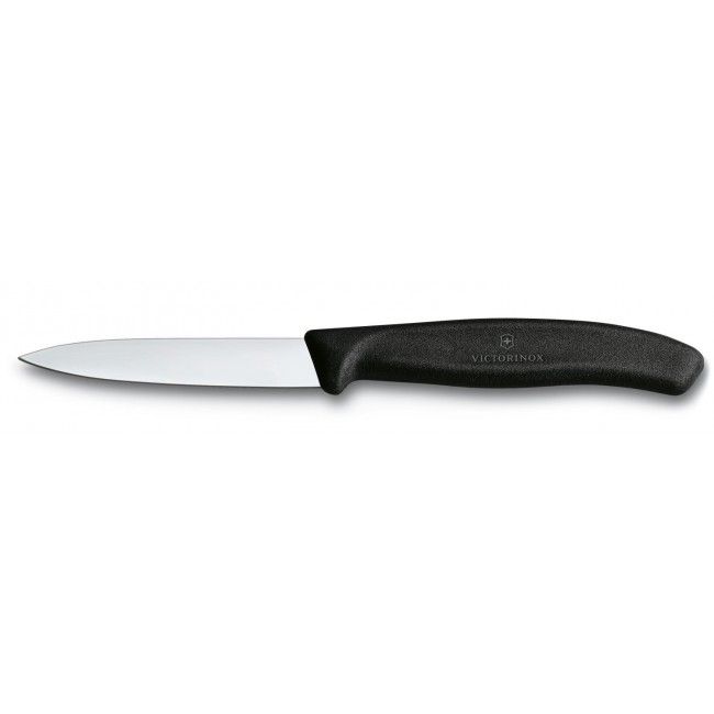 Phụ Kiện Victorinox - Dao gọt hoa quả - Paring Knife (Màu đen lưỡi thẳng 8cm)