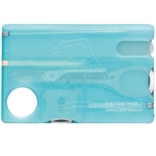 Thẻ đa năng Victorinox - SwissCard Nailcare Ice Blue ( màu xanh da trời )