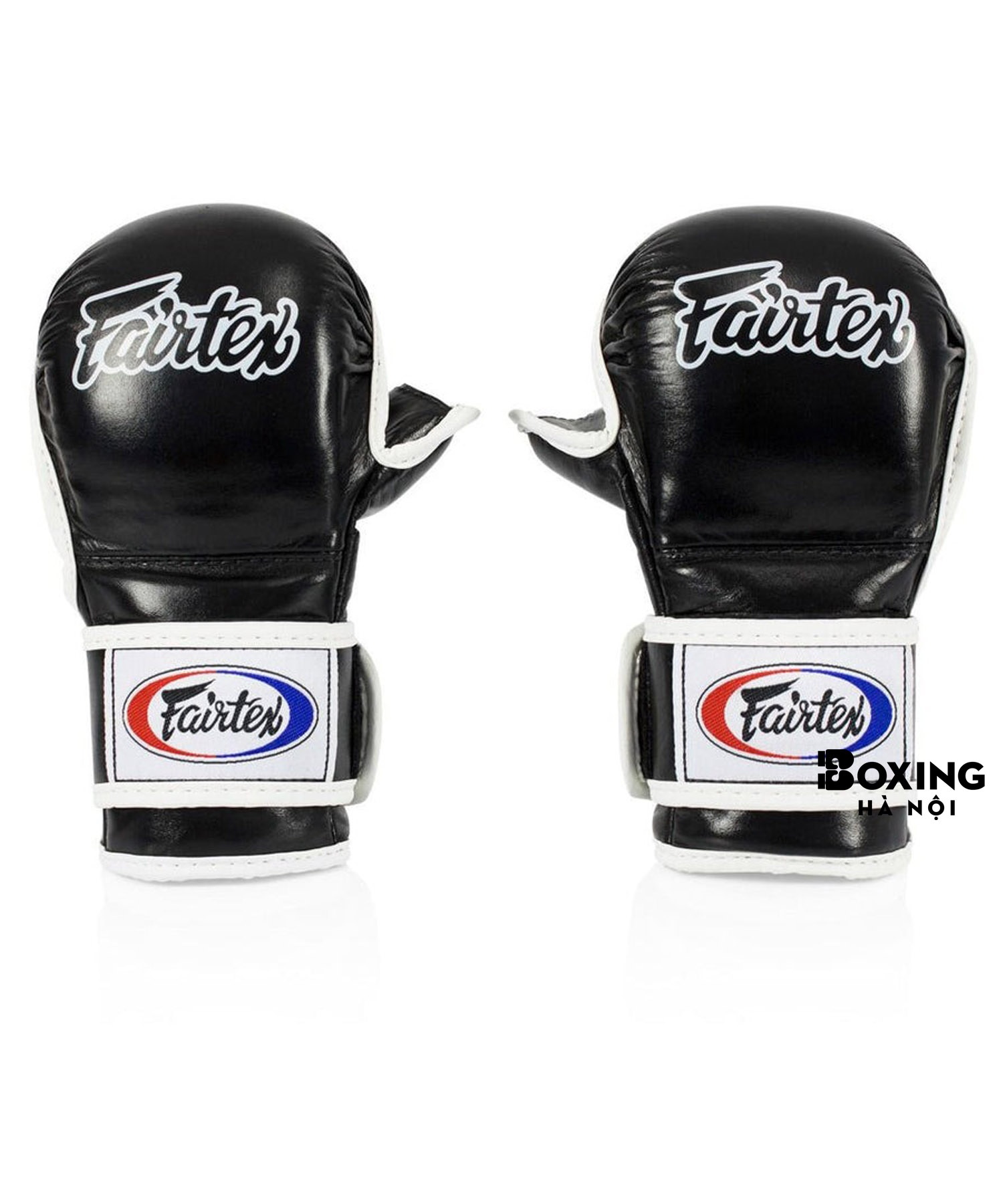 GĂNG TAY FAIRTEX FGV15 SPARRING MMA GLOVES - DOUBLE WRITS WRAP CLOSURE - BLACK