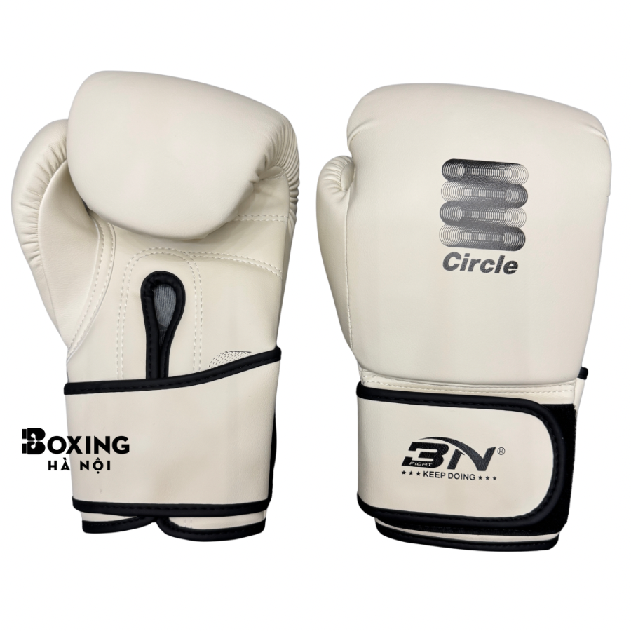 GĂNG TAY BOXING BN CIRCLE GLOVES - CREAMY BEIGE