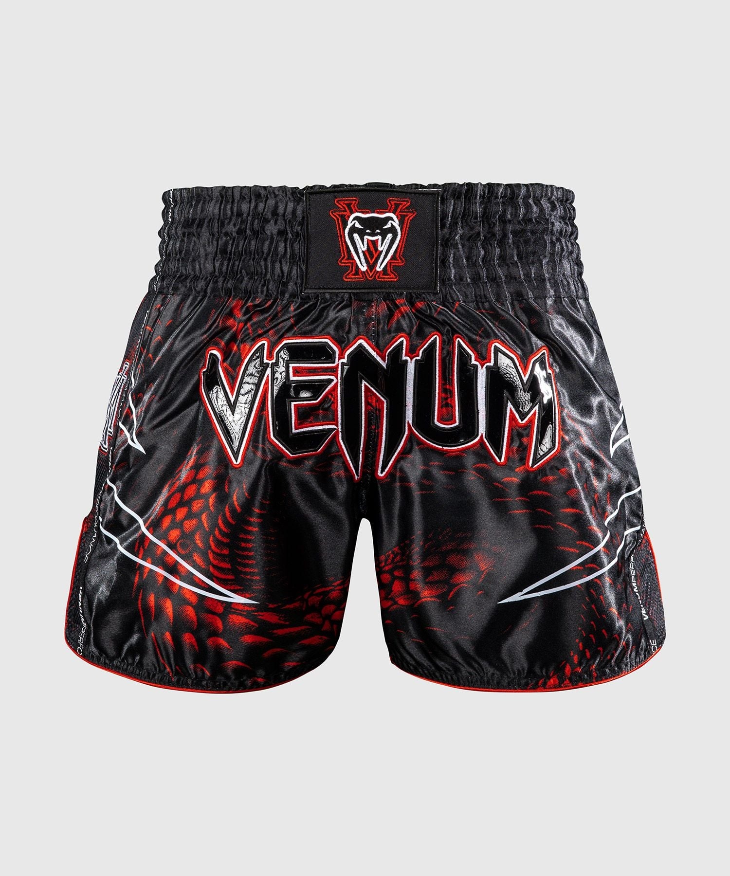 QUẦN MUAY THÁI VENUM MATUPA SHORT - BLACK/RED/SILVER