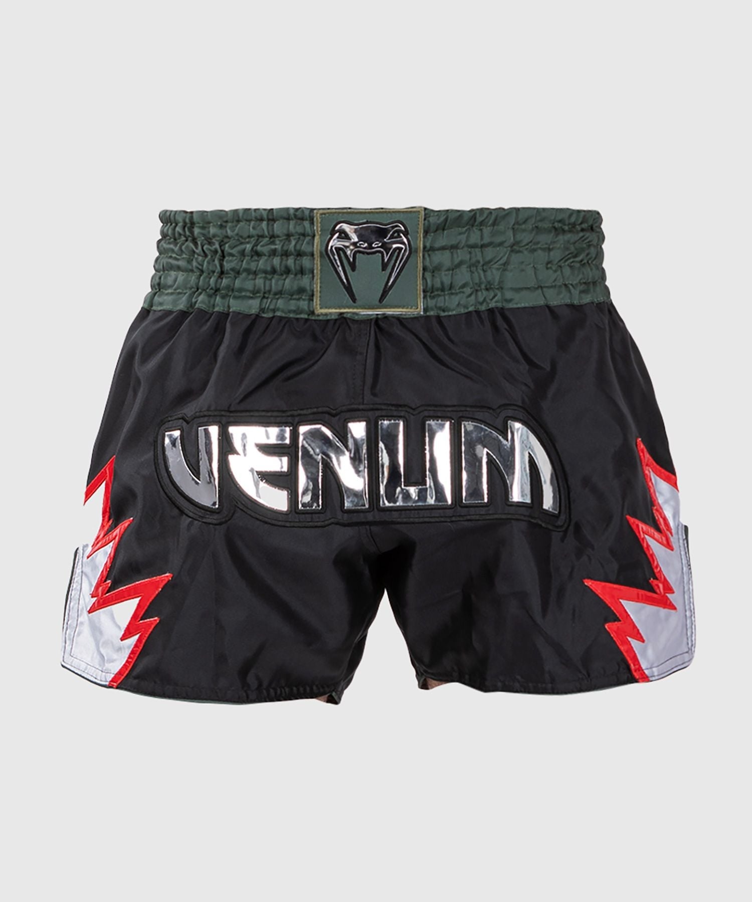 QUẦN MUAY THÁI VENUM INFERNO SHORT - DEEP BLACK/KHAKI