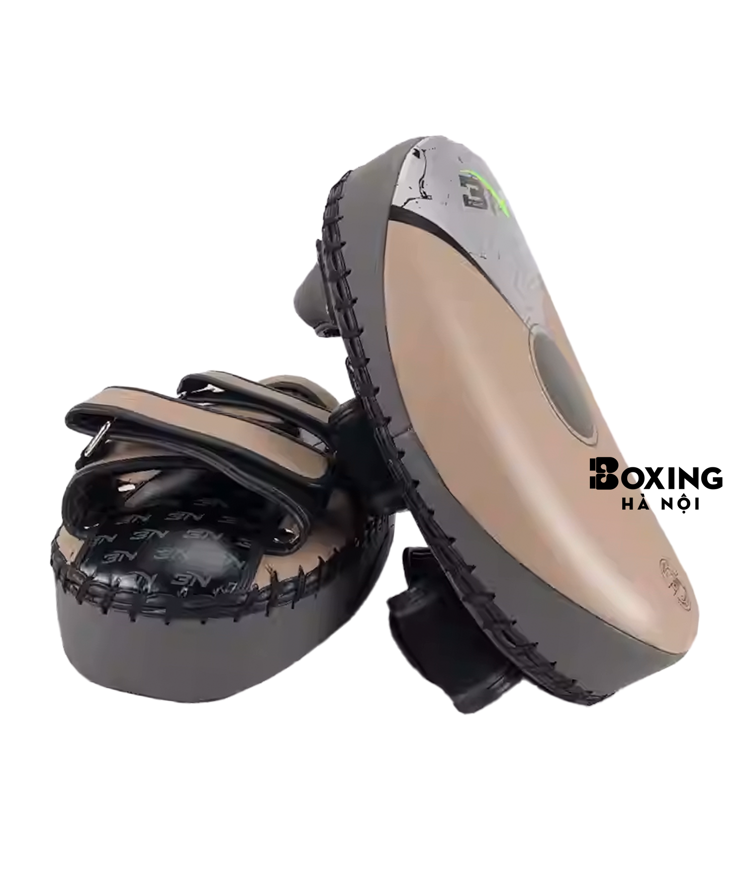ĐÍCH ĐÁ BN KICK PADS - BROWN/BLACK/WHITE