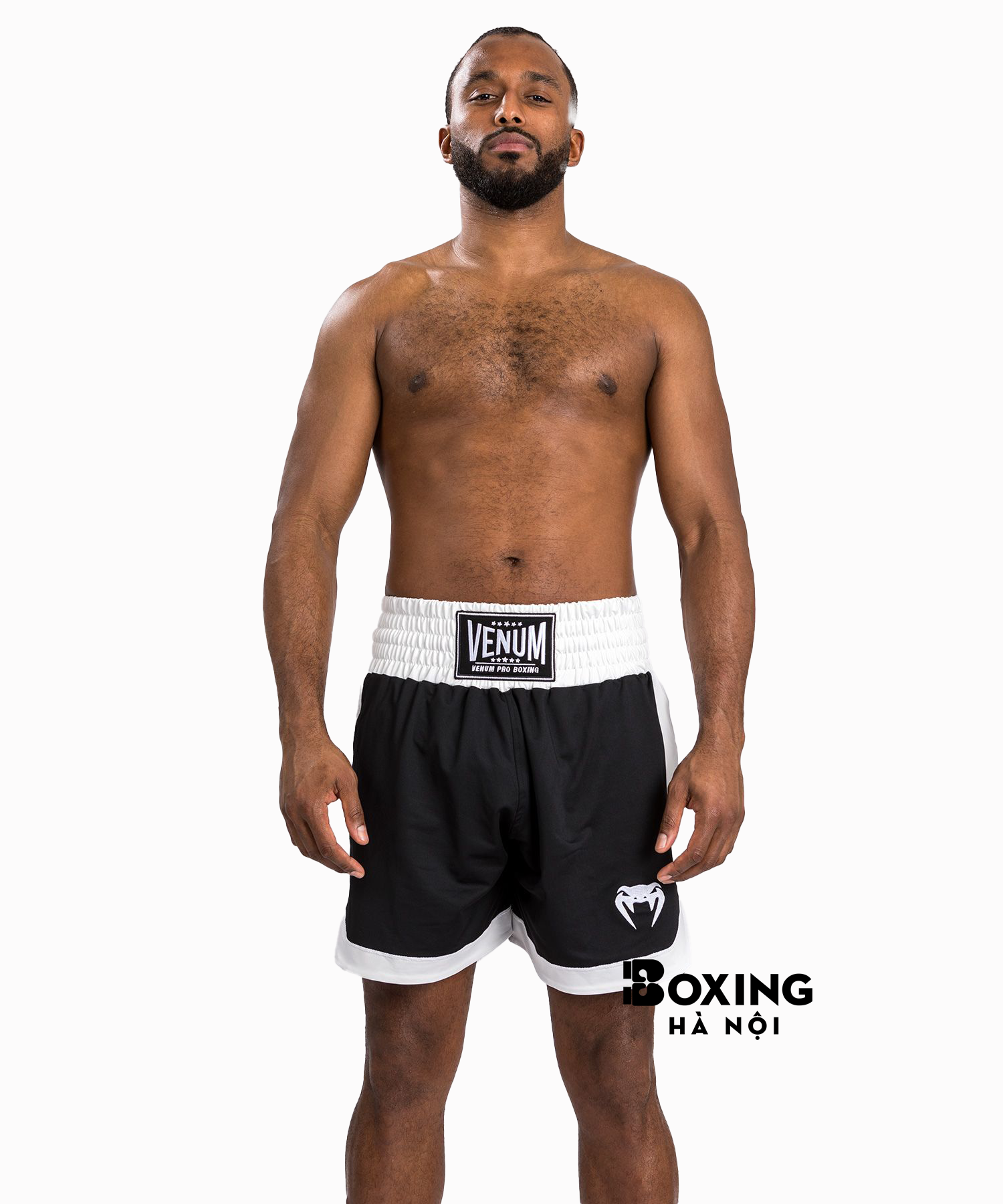 QUẦN BOXING VENUM CLASSIC SHORTS - BLACK/WHITE
