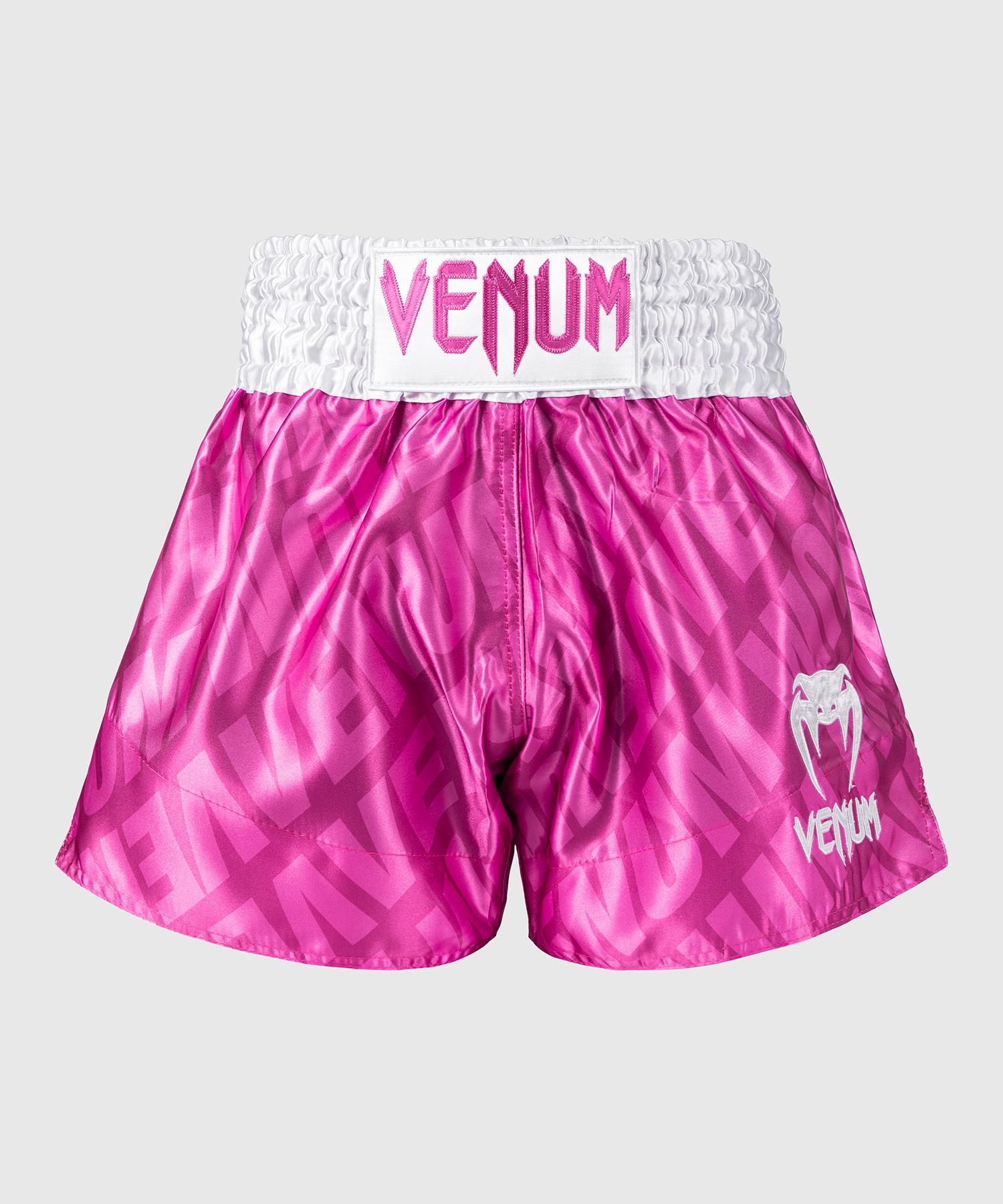 QUẦN MUAY THÁI VENUM CONTENDER XT SHORT - CANDY PINK/WHITE