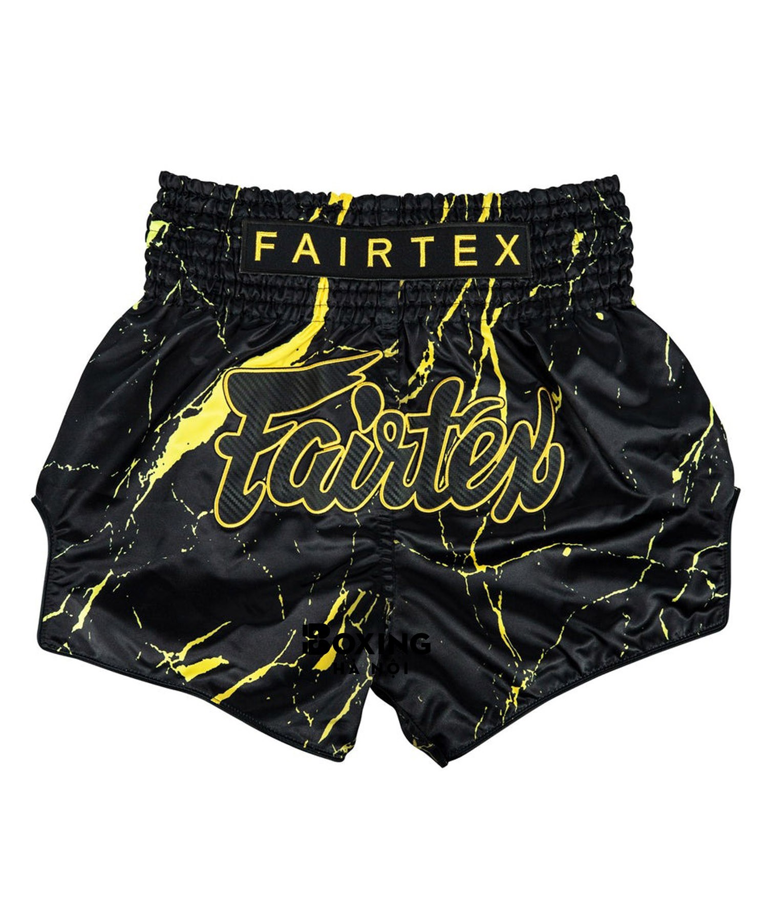 QUẦN MUAY THÁI FAIRTEX MARBLE BLACK SHORTS